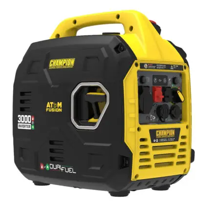 Champion The Atom Fusion 3000 Watt Dual Fuel Inverter Generator