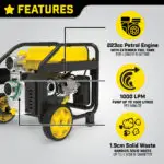 Champion 7,5 cm švaraus/nešvaraus vandens siurblys - Image 4