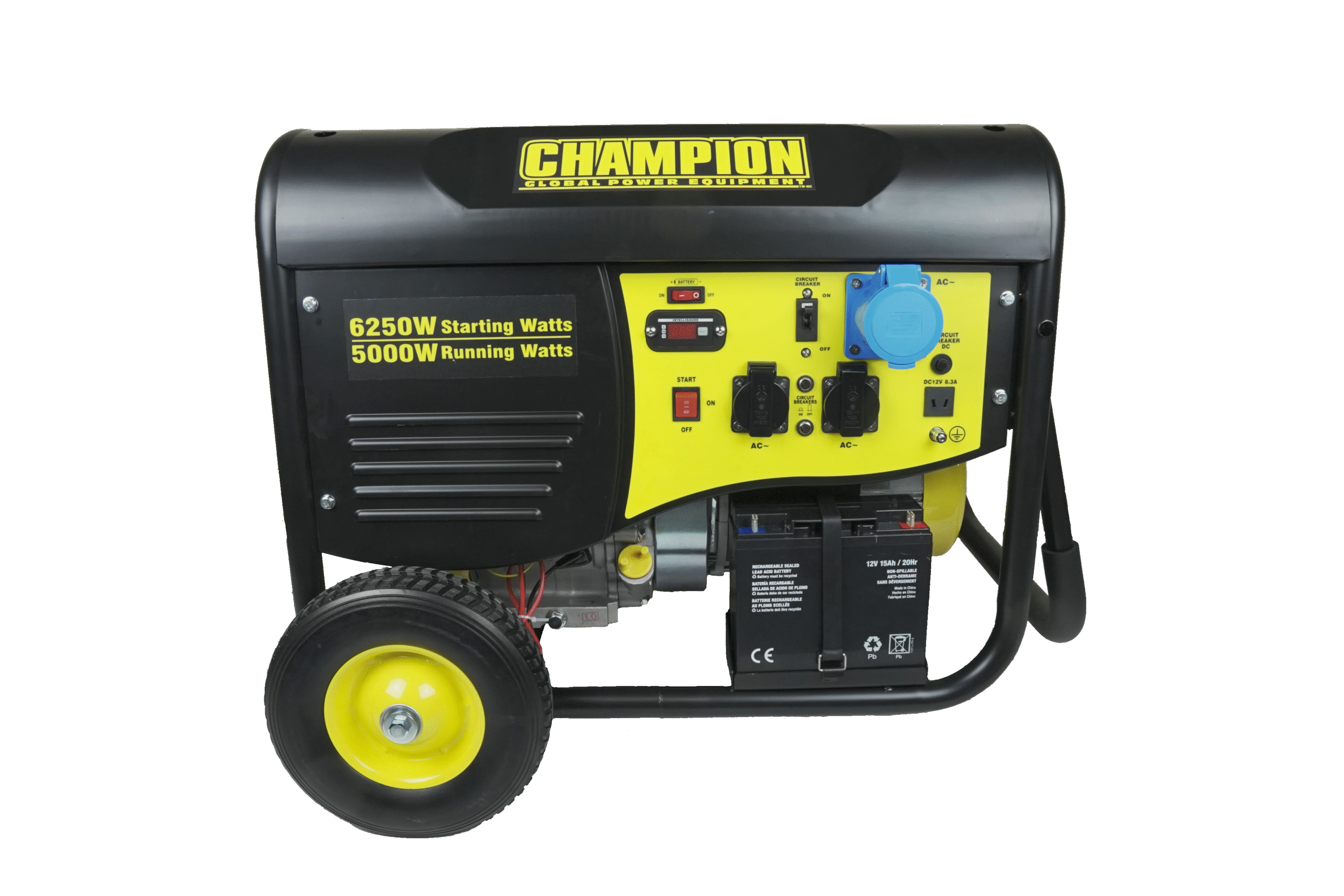 Champion CPG6500E2-EU_pic01 Champion 5500 vatų benzininis generatorius - Image 1