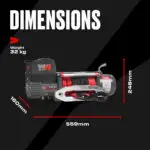 Samurai 12000 Electric Winch 12V – With Synthetic Rope - Image 6