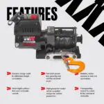Ninja 2000 Electric Winch 12V – With Synthetic Rope - Image 6