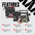 Ninja 2000 Electric Winch 12V – With Steel Cable - Image 7