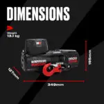 Titan 3500 Electric Winch 12V - Armortek Extreme - Image 6