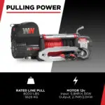 Samurai 8000 Electric Winch 12V – With Synthetic Rope - Image 6