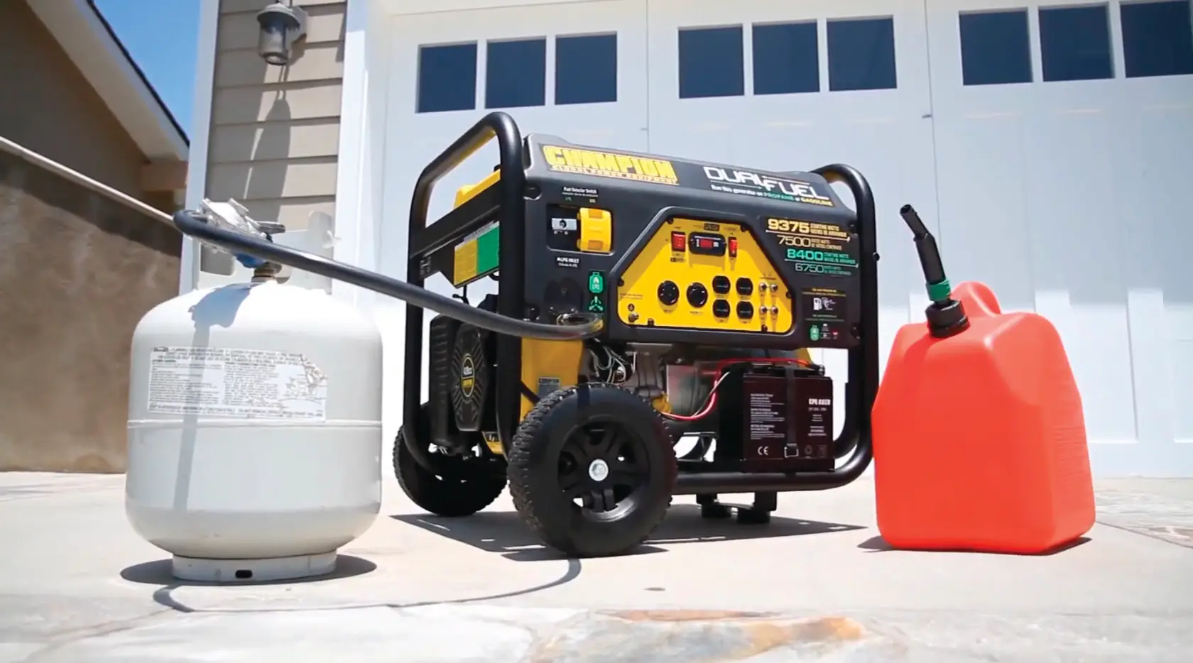 dual fuel generator