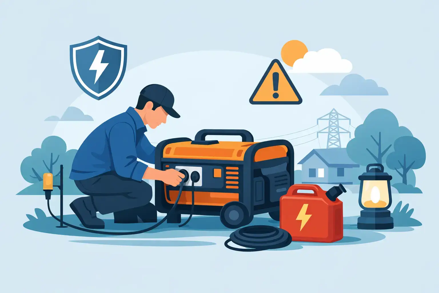 How to Power Portable Generator Safely