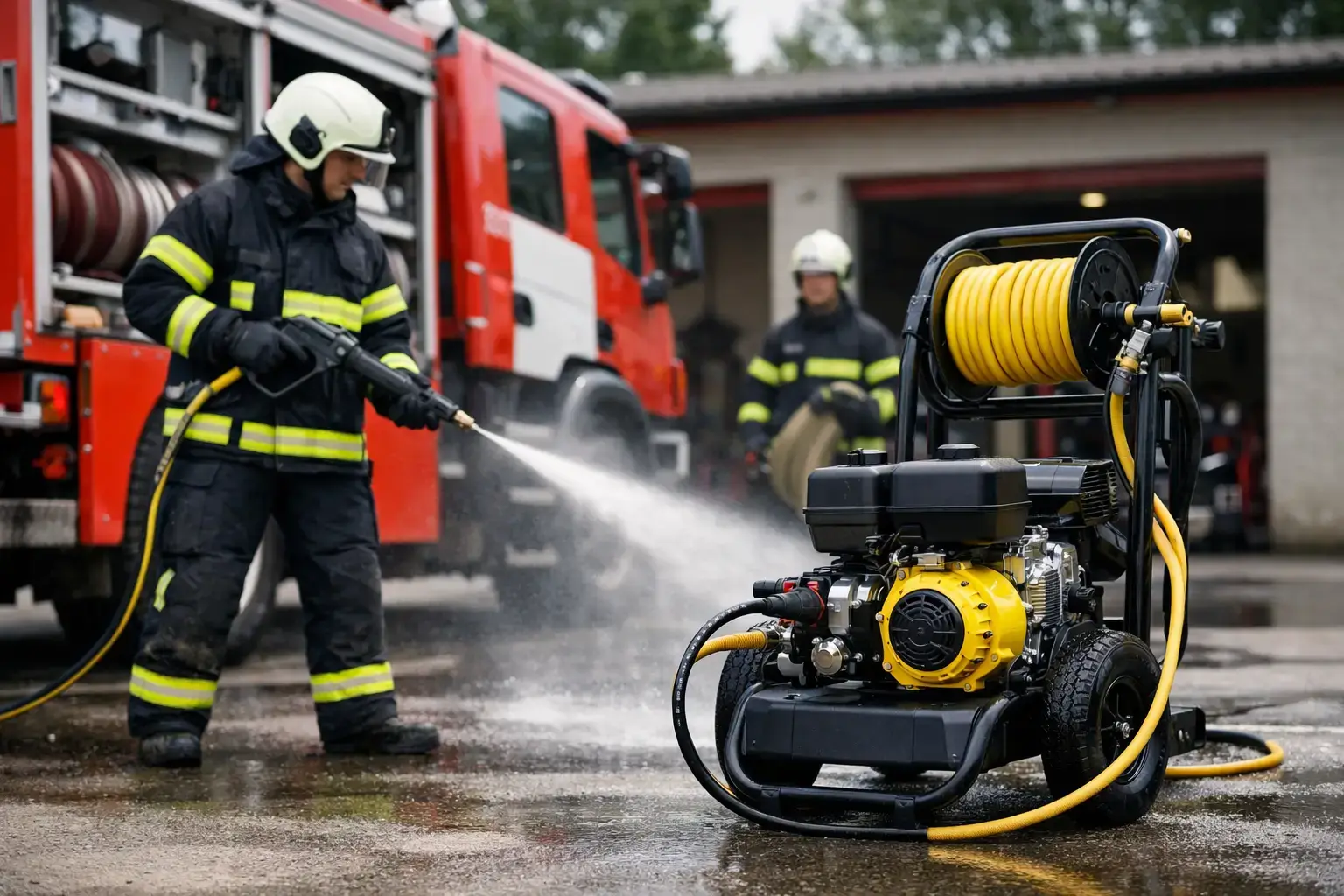 Choosing a Pressure Washer for Firefighters
