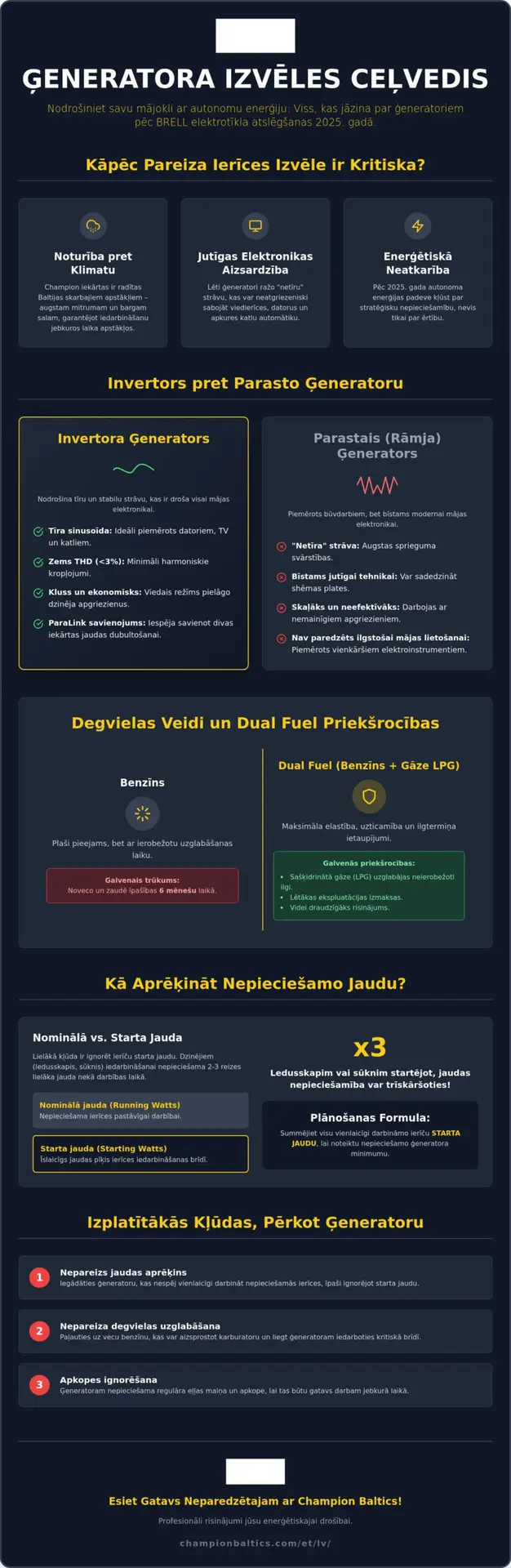 Champion produktu pārdošana un piegāde Baltijā