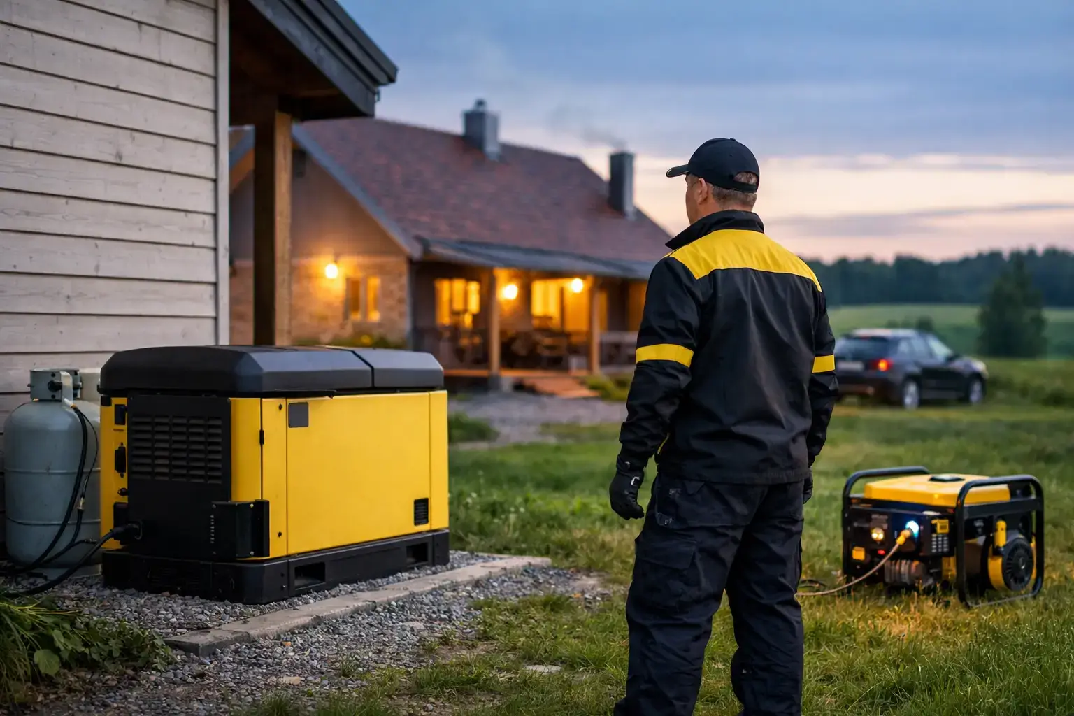 Generator Backup for Rural Home Power Needs