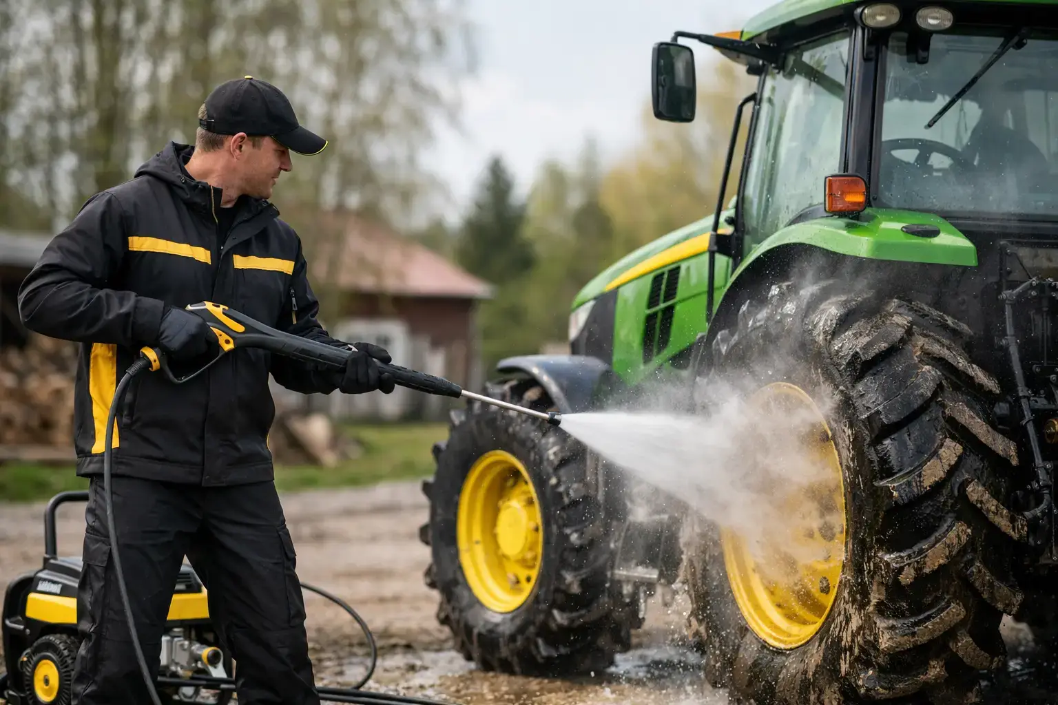 How to Clean Tractor Equipment Without Damage