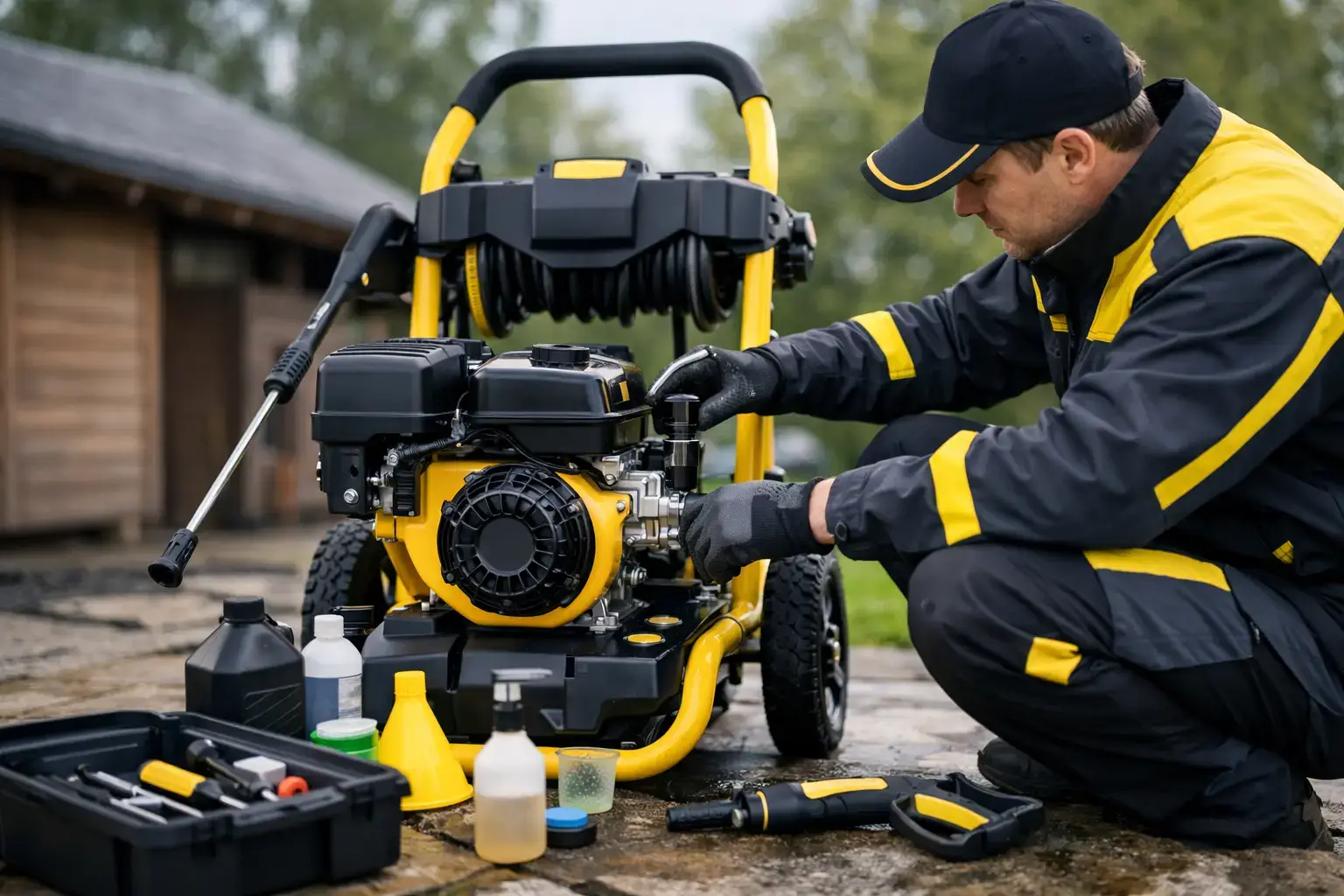 How to Maintain a Pressure Washer for Work