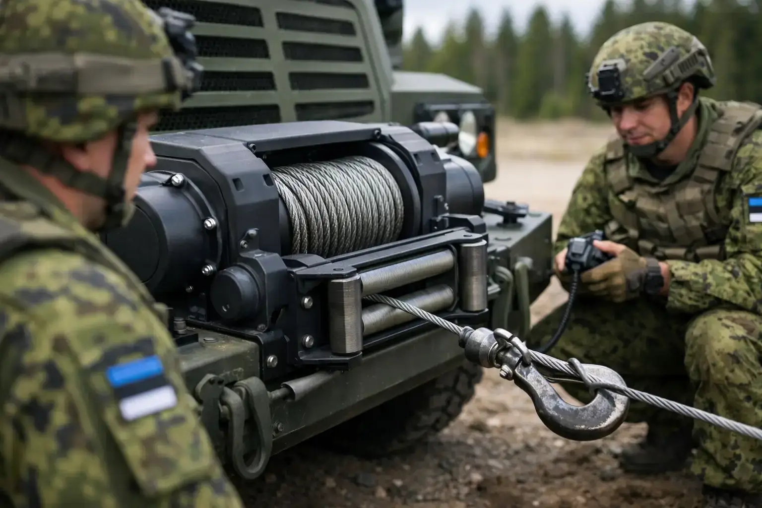 Key Features and Requirements of Military Winches