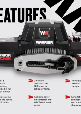Töökindlad Warrior elektrilised vintsid 12V: Kuidas valida?