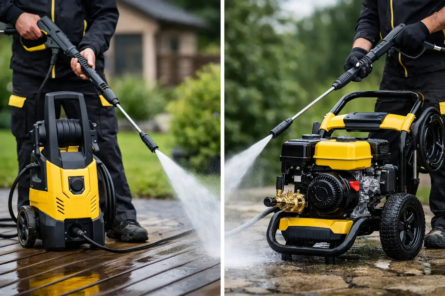 Electric vs Petrol Pressure Washer: Which Works?