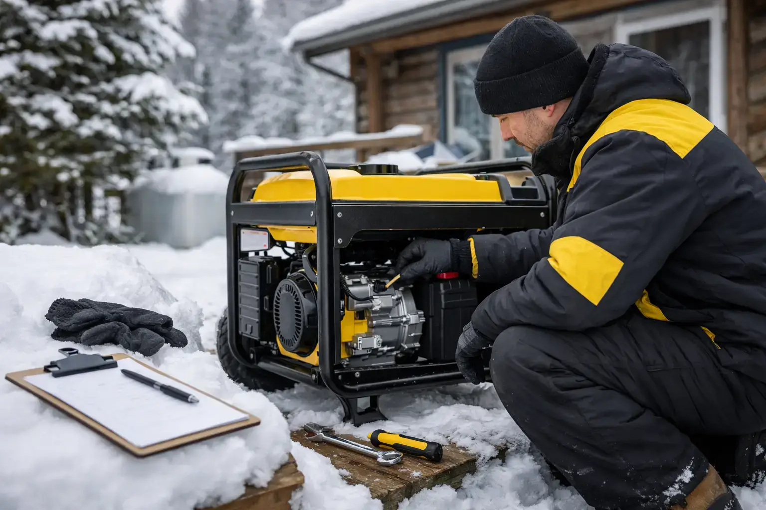 Generator Maintenance Checklist for Winter
