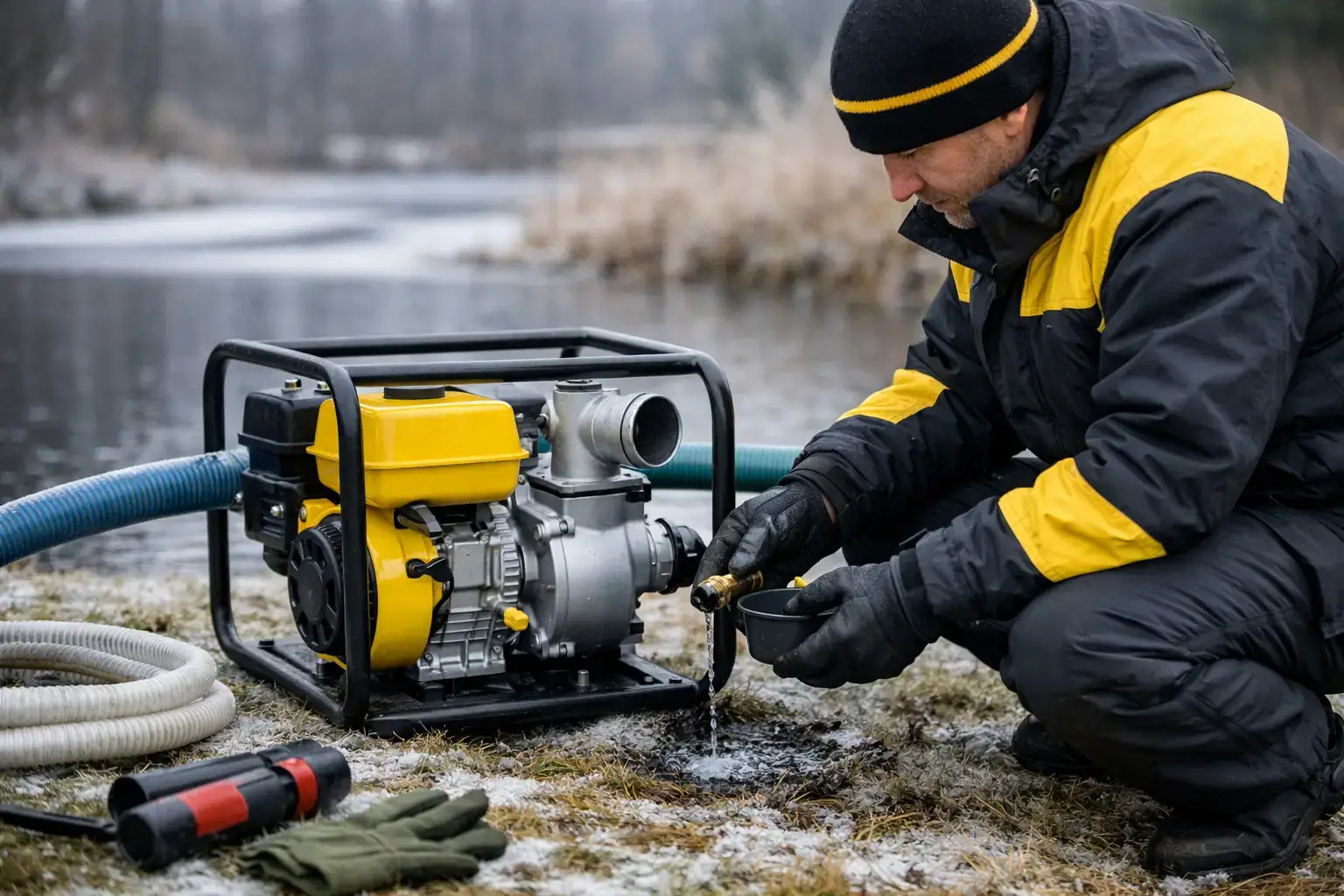 How to Winterize a Water Pump Before Freeze-Up