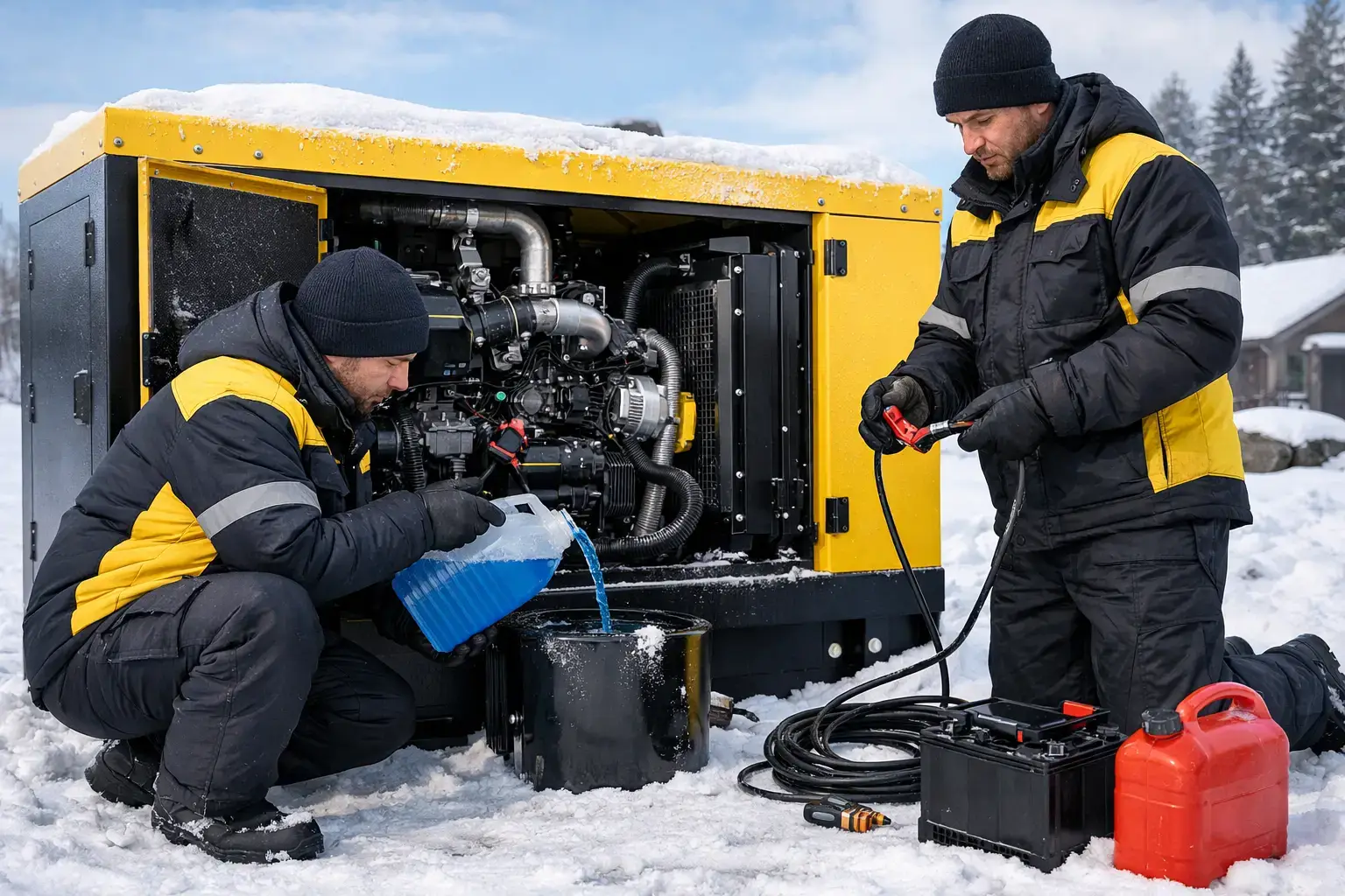 How to Winterize Diesel Generator for Cold Starts