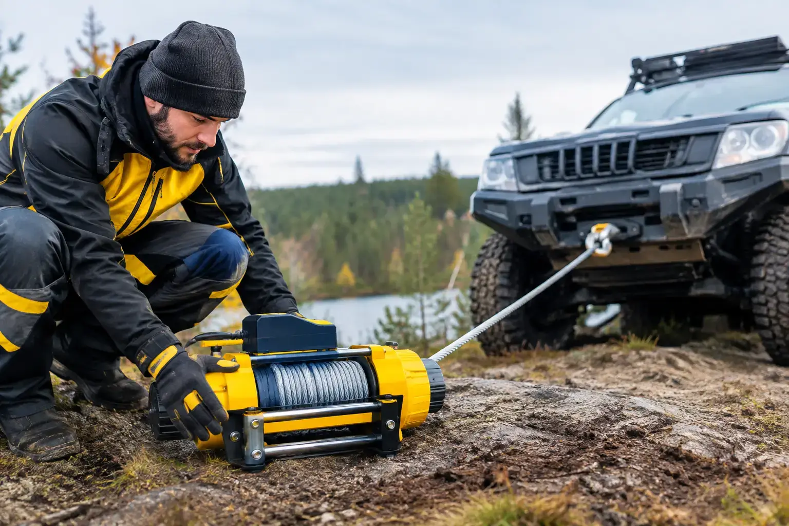 Vehicle Winch Recovery: Pull Hard, Recover Safely